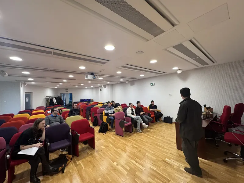 The auditorium on judging morning